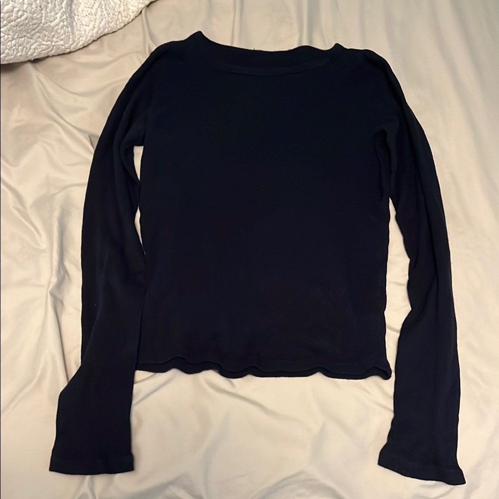 Brandy Melville Navy Blue Long sleeve